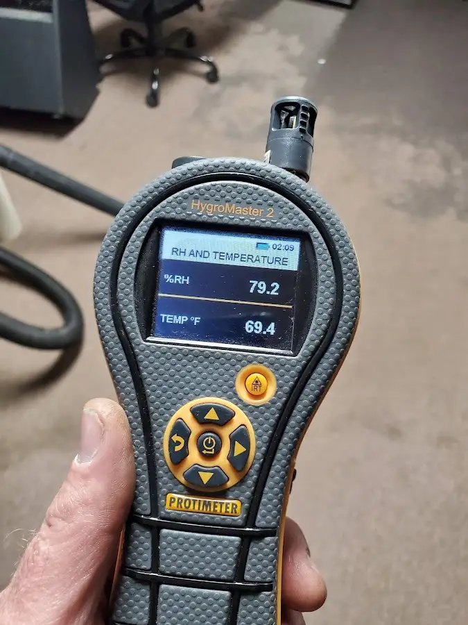 Moisture meter humidity assessment for Mold Remediation & Removal in World Golf Village